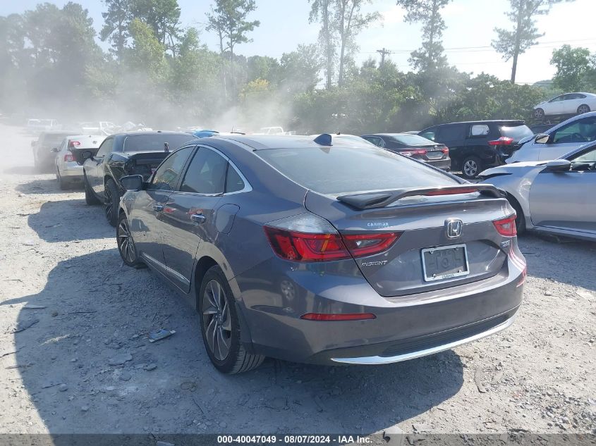 2019 Honda Insight Touring VIN: 19XZE4F93KE002874 Lot: 40047049