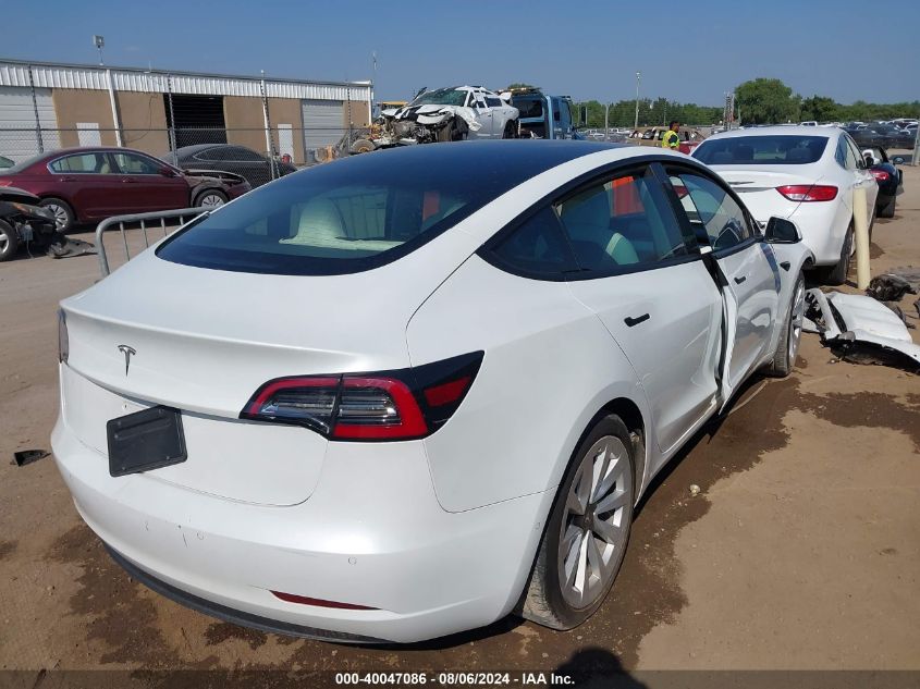 VIN 5YJ3E1EA5MF851319 2021 Tesla Model 3, Standard... no.4