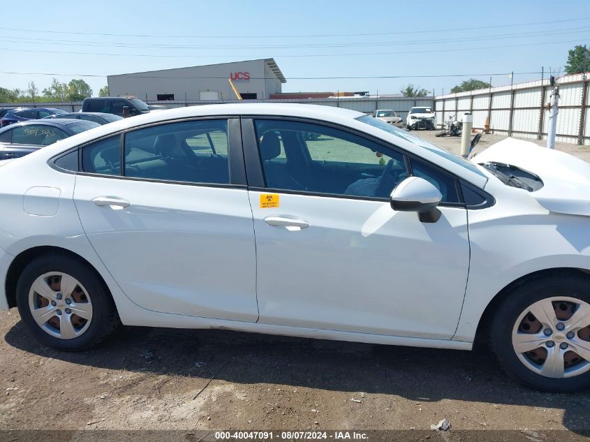 2017 Chevrolet Cruze Ls Auto VIN: 3G1BC5SM2HS573203 Lot: 40047091