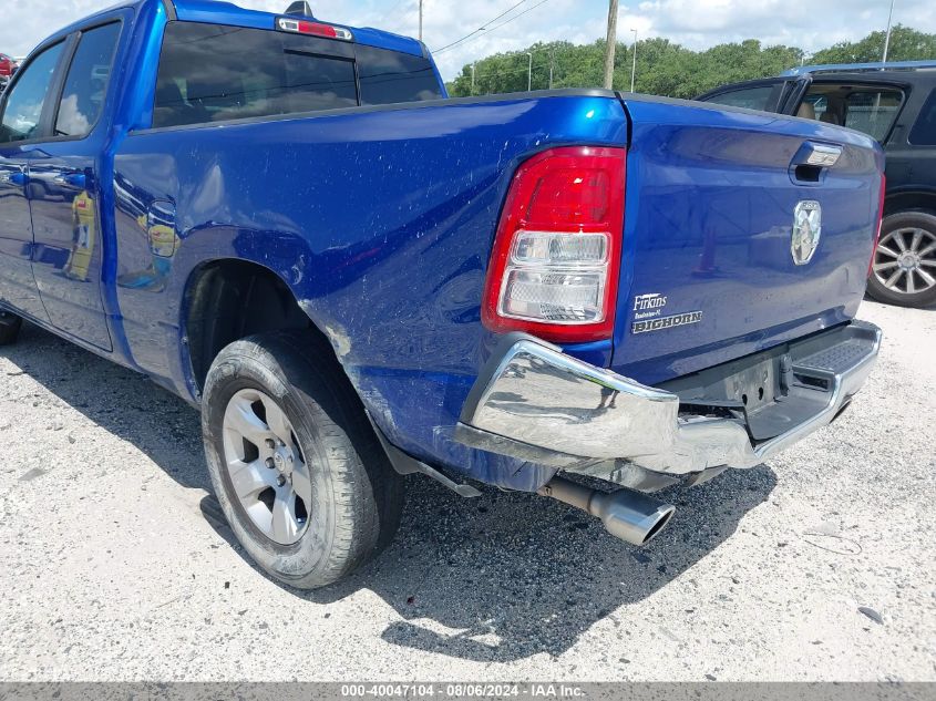 2019 Ram 1500 Big Horn/Lone Star Quad Cab 4X2 6'4 Box VIN: 1C6RREBT9KN655594 Lot: 40047104