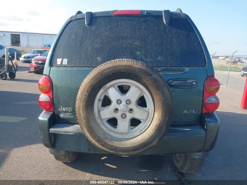 2002 Jeep Liberty Limited Edition VIN: 1J4GL58KX2W106250 Lot: 40047132