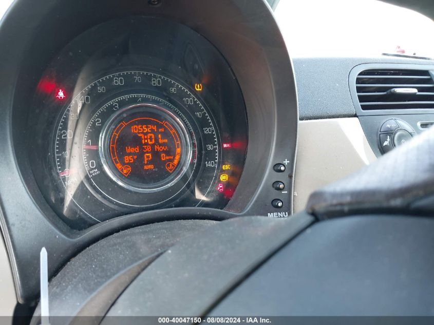 2012 Fiat 500 Sport VIN: 3C3CFFBR4CT116310 Lot: 40047150