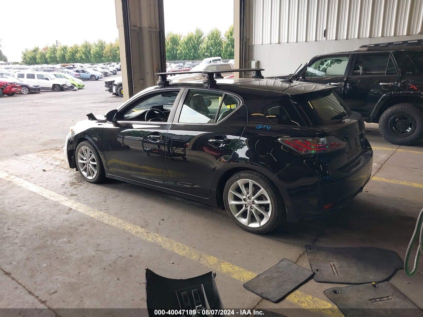 2012 LEXUS CT 200H VIN: JTHKD5BH0C2059277