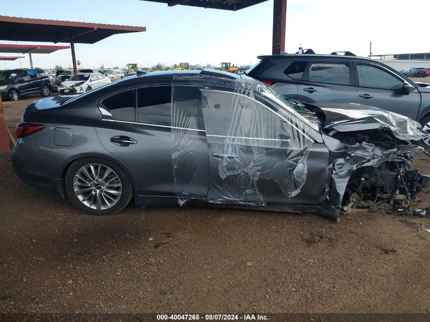 2019 Infiniti Q50 3.0T Luxe VIN: JN1EV7AR1KM594299 Lot: 40047265