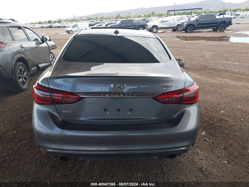 2019 Infiniti Q50 3.0T Luxe VIN: JN1EV7AR1KM594299 Lot: 40047265