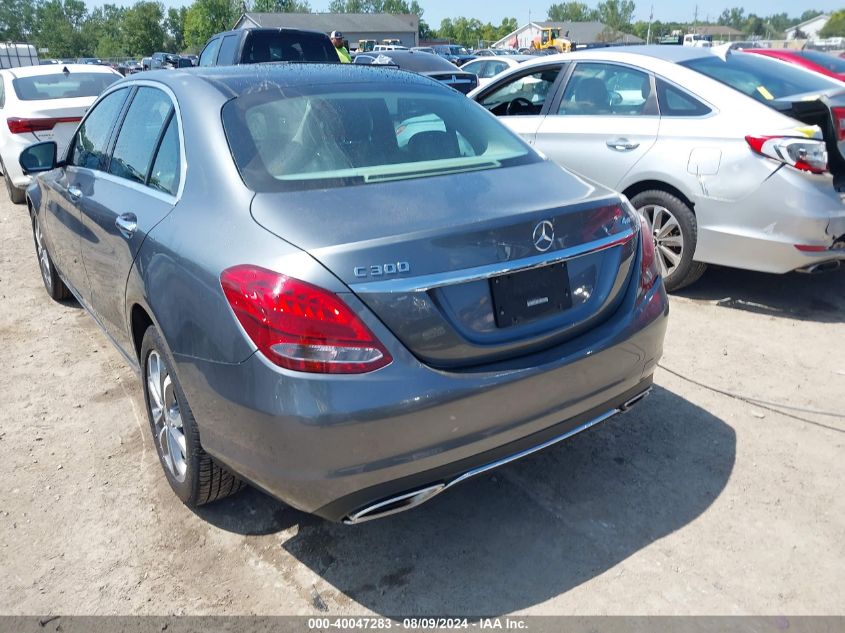 2017 Mercedes-Benz C 300 4Matic/Luxury 4Matic/Sport 4Matic VIN: WDDWF4KB0HR247689 Lot: 40047283