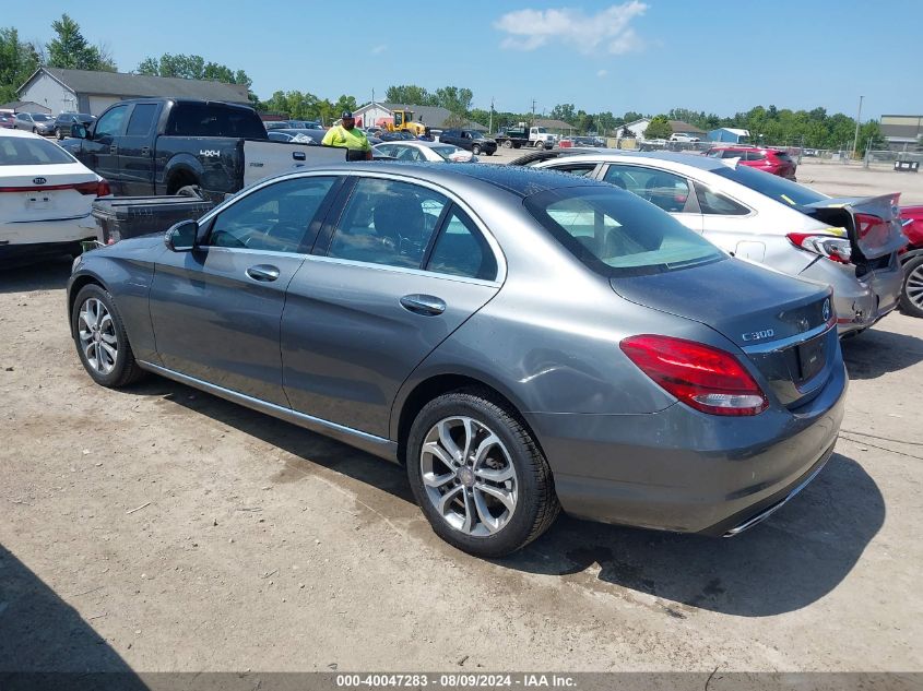 2017 Mercedes-Benz C 300 4Matic/Luxury 4Matic/Sport 4Matic VIN: WDDWF4KB0HR247689 Lot: 40047283