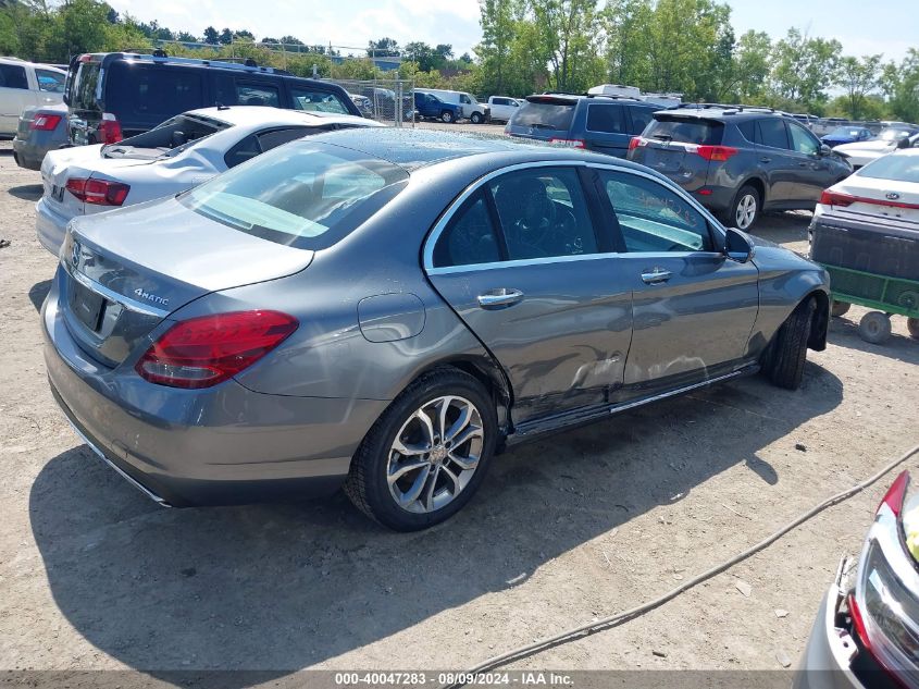 2017 Mercedes-Benz C 300 4Matic/Luxury 4Matic/Sport 4Matic VIN: WDDWF4KB0HR247689 Lot: 40047283