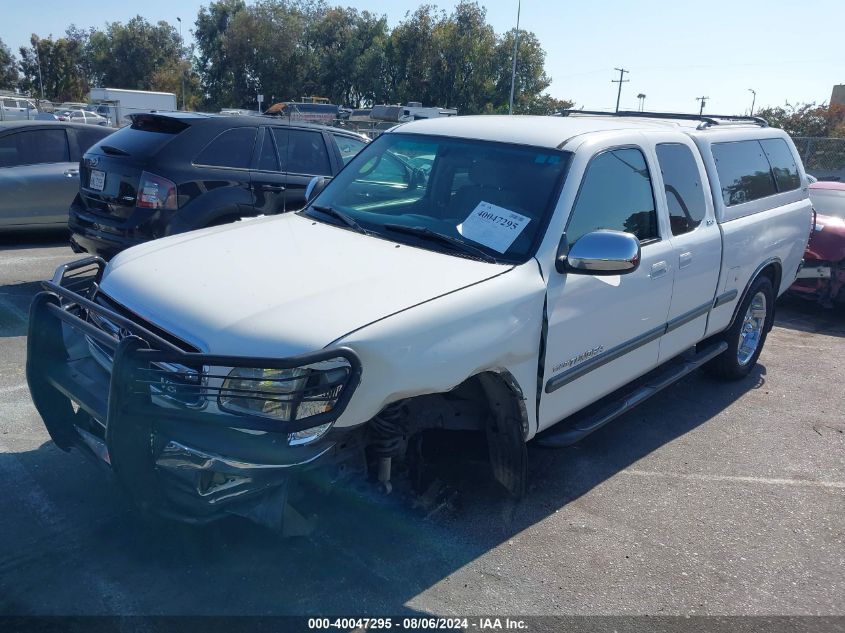 2000 Toyota Tundra Sr5 V8 VIN: 5TBRT3414YS013127 Lot: 40047295