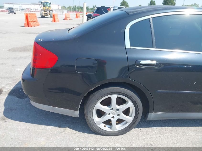 2003 Infiniti G35 Luxury Leather VIN: JNKCV51E23M305565 Lot: 40047312