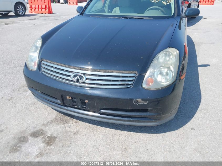 2003 Infiniti G35 Luxury Leather VIN: JNKCV51E23M305565 Lot: 40047312