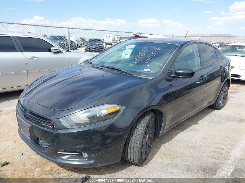 2013 Dodge Dart Rallye VIN: 1C3CDFBH8DD257806 Lot: 40047397