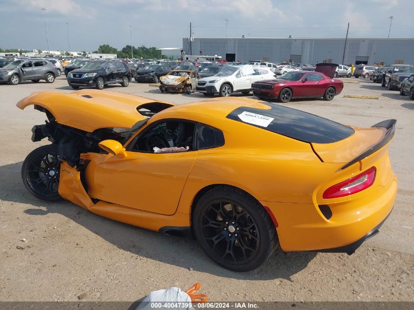 2015 Dodge Viper Srt VIN: 1C3ADEAZ1FV510344 Lot: 40047399