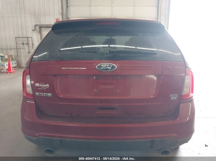 2013 Ford Edge Sel VIN: 2FMDK4JC5DBB18573 Lot: 40047412