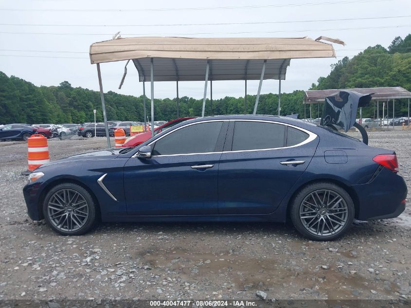 2019 Genesis G70 2.0T Advanced VIN: KMTG34LA3KU040166 Lot: 40047477