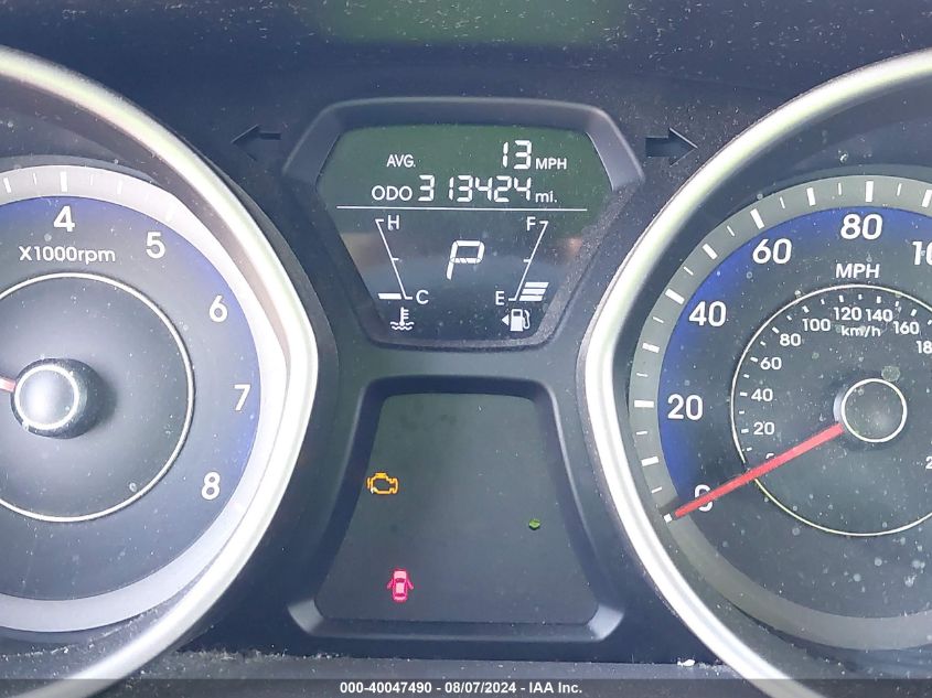 2012 Hyundai Elantra Gls (Ulsan Plant) VIN: KMHDH4AEXCU384017 Lot: 40047490