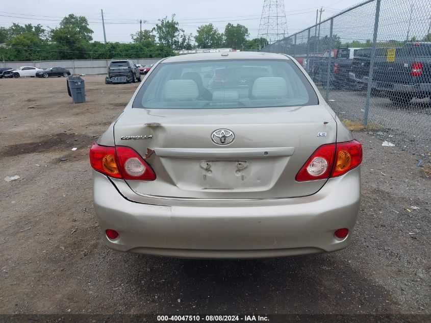 2010 Toyota Corolla Le VIN: 2T1BU4EE8AC486816 Lot: 40047510