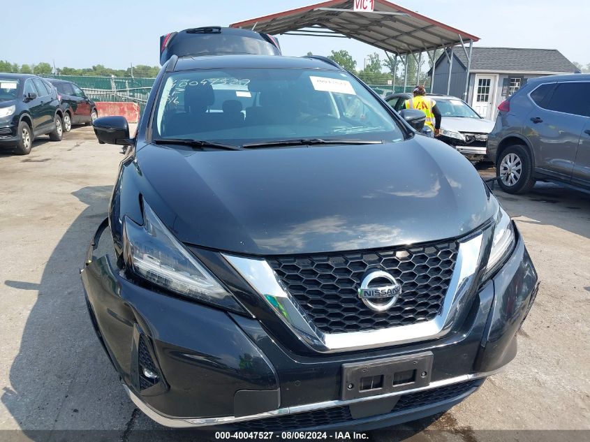 2019 Nissan Murano Sv VIN: 5N1AZ2MJ2KN121462 Lot: 40047527