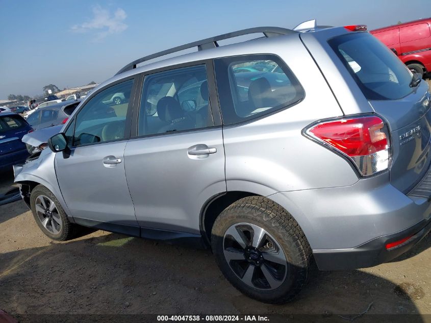 2018 Subaru Forester 2.5I VIN: JF2SJABC5JH611598 Lot: 40047538