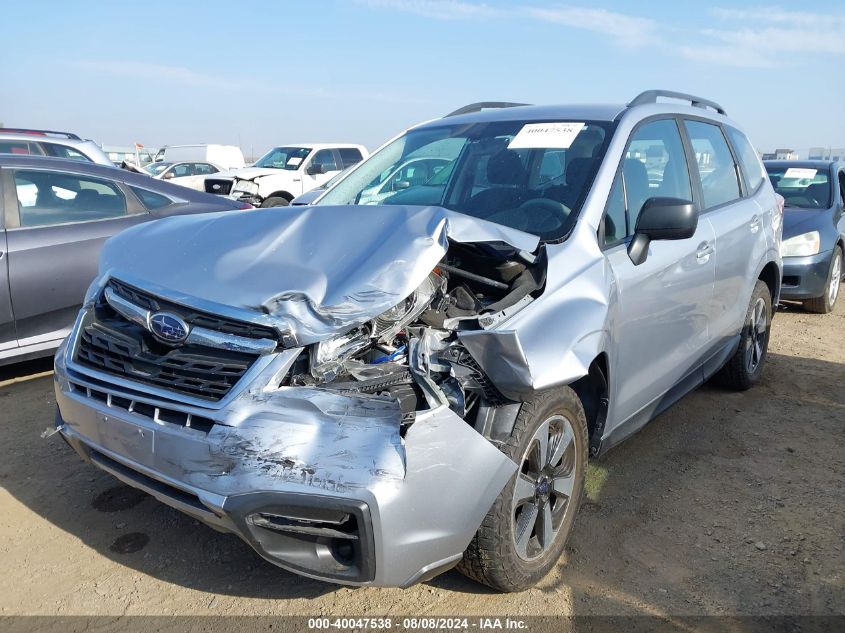 2018 Subaru Forester 2.5I VIN: JF2SJABC5JH611598 Lot: 40047538