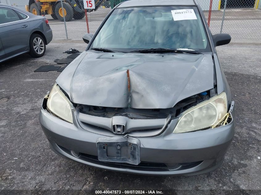 2HGES16515H595535 | 2005 HONDA CIVIC