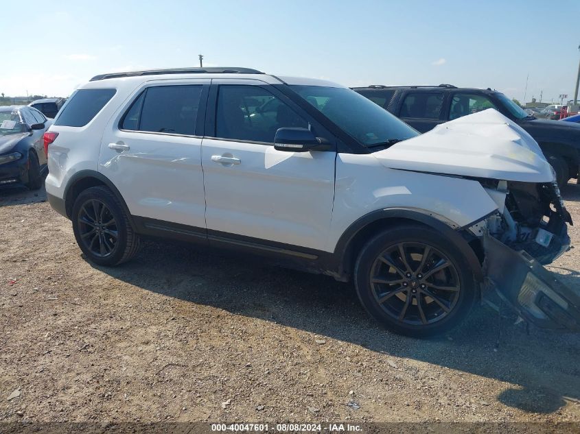 2017 Ford Explorer Xlt VIN: 1FM5K7D89HGE22453 Lot: 40047601