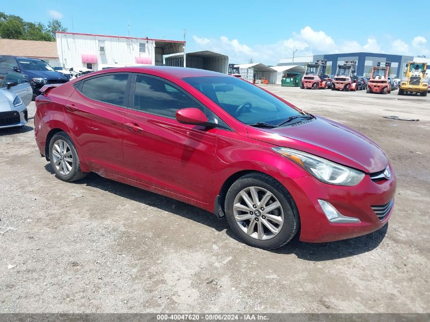 5NPDH4AE0FH622458 2015 HYUNDAI ELANTRA - Image 1