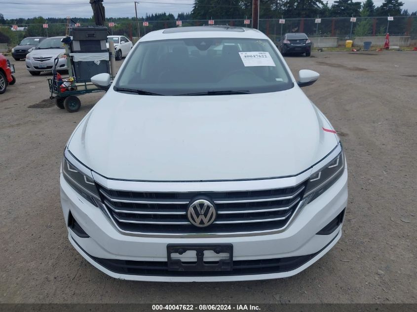 2021 Volkswagen Passat 2.0T Se VIN: 1VWSA7A36MC011772 Lot: 40047622