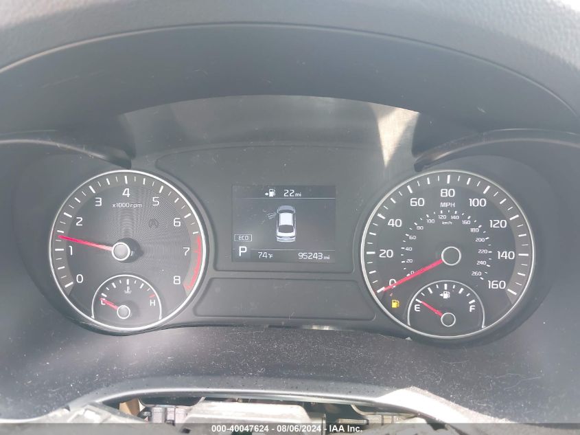 2020 Kia Optima Lx VIN: 5XXGT4L37LG422921 Lot: 40047624