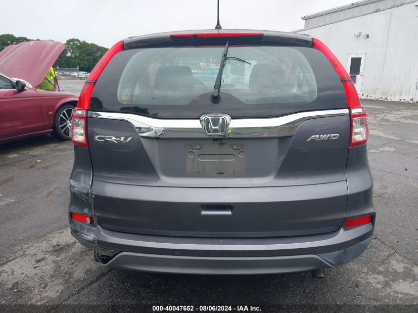 2016 Honda Cr-V Lx VIN: 2HKRM4H32GH628382 Lot: 40047652