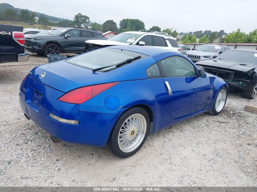 2004 Nissan 350Z Touring VIN: JN1AZ34D34M102032 Lot: 40047662