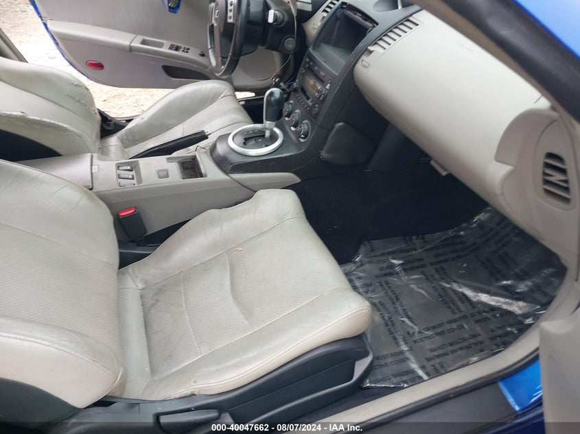 2004 Nissan 350Z Touring VIN: JN1AZ34D34M102032 Lot: 40047662