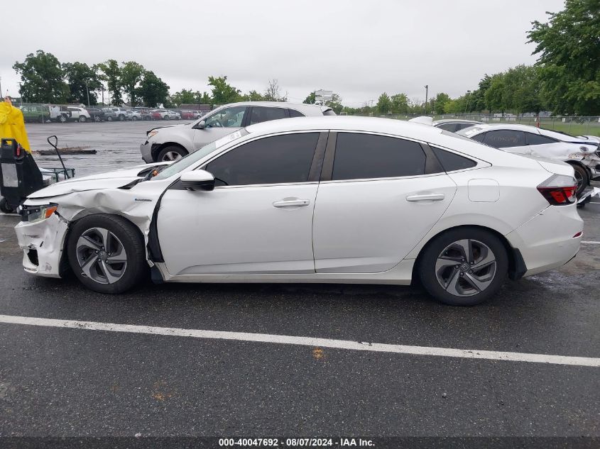 2019 Honda Insight Ex VIN: 19XZE4F53KE005092 Lot: 40047692