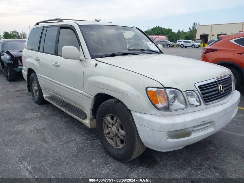 2002 Lexus Lx 470 470 VIN: JTJHT00W623519082 Lot: 40047751