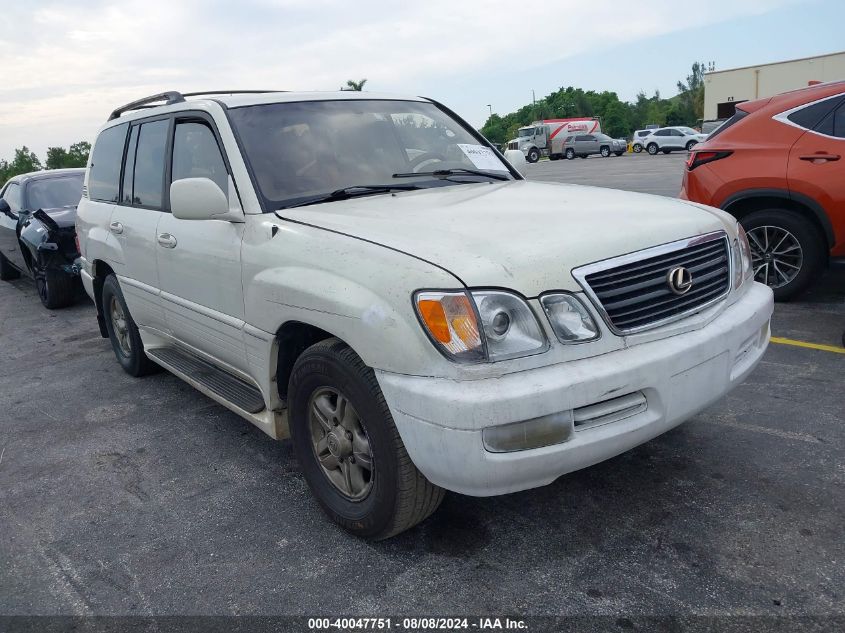 2002 Lexus Lx 470 470 VIN: JTJHT00W623519082 Lot: 40047751