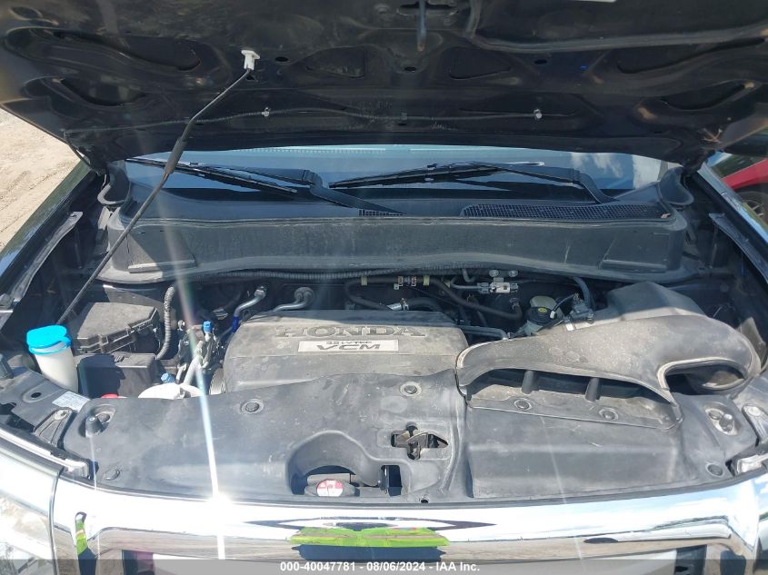 2010 Honda Pilot Ex-L VIN: 5FNYF3H59AB017840 Lot: 40047781