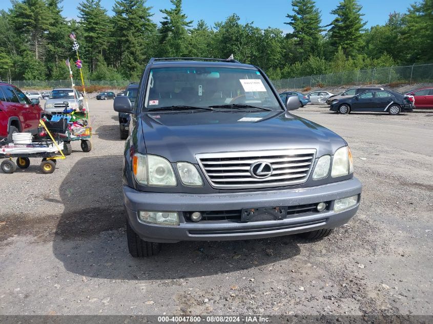 2006 Lexus Lx 470 VIN: JTJHT00WX64007227 Lot: 40047800