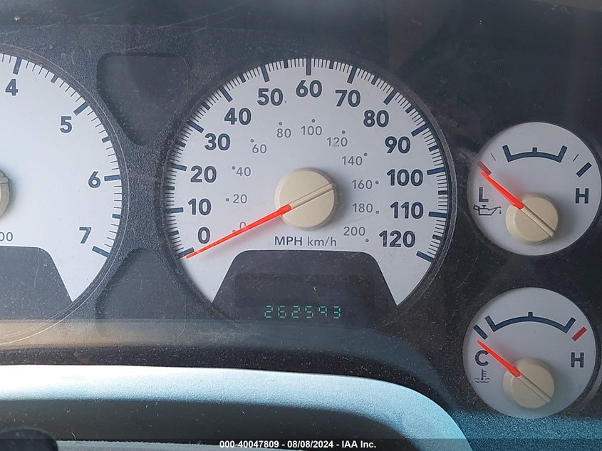 2008 Dodge Ram 1500 Slt VIN: 1D7HA18N78J153444 Lot: 40047809