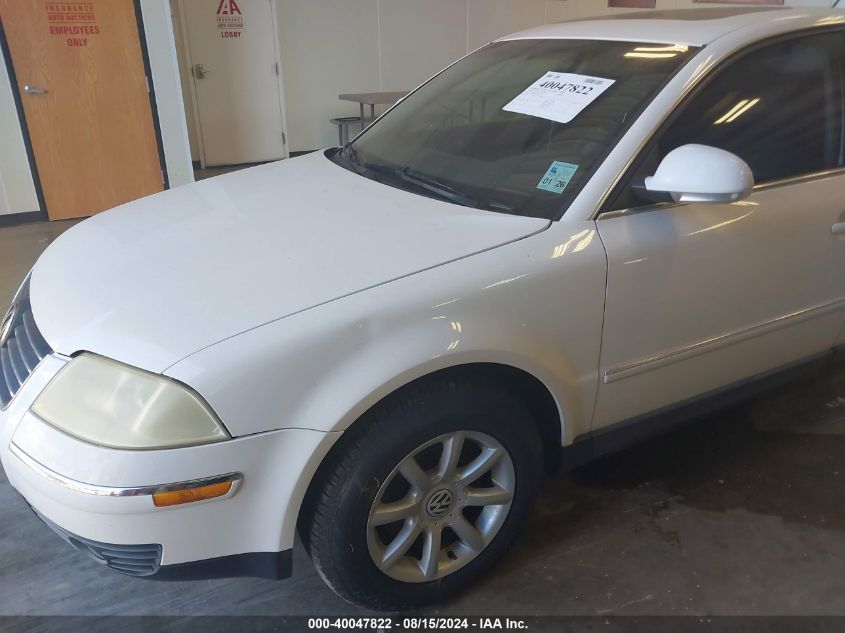 2004 Volkswagen Passat Gls VIN: WVWPD63B34E178271 Lot: 40047822