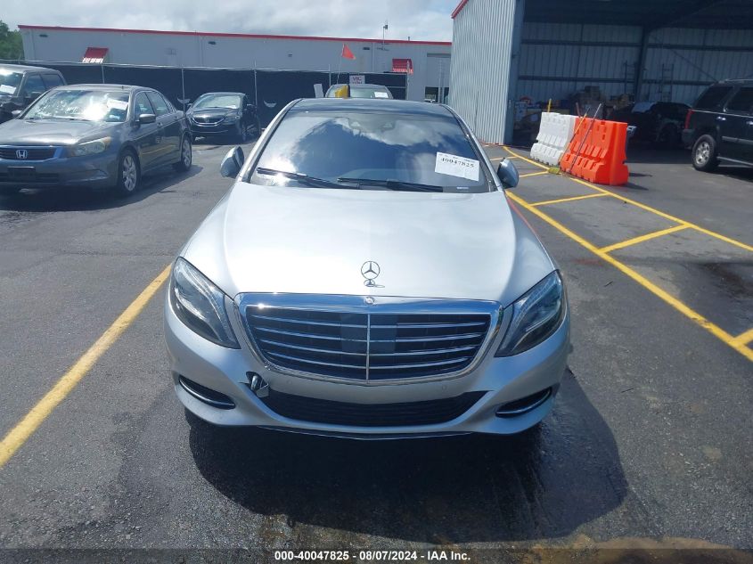 2014 Mercedes-Benz S 550 VIN: WDDUG8CB0EA031605 Lot: 40047825