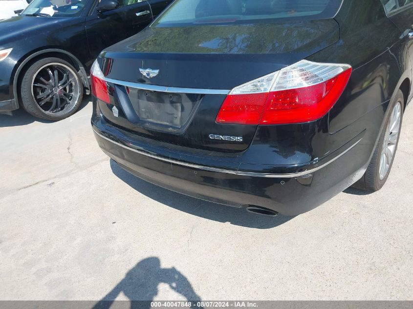 2010 Hyundai Genesis 3.8 VIN: KMHGC4DE3AU074599 Lot: 40047848