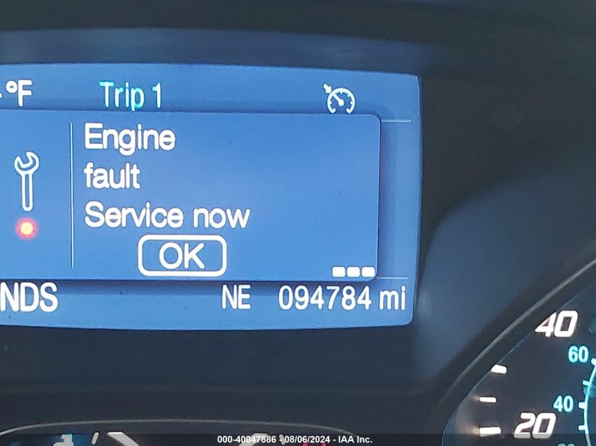 2015 Ford Escape S VIN: 1FMCU0F70FUA74540 Lot: 40047886