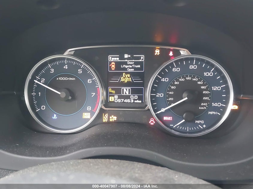 VIN JF2GPADC8HH242571 2017 SUBARU CROSSTREK 2.0I PREMIUM