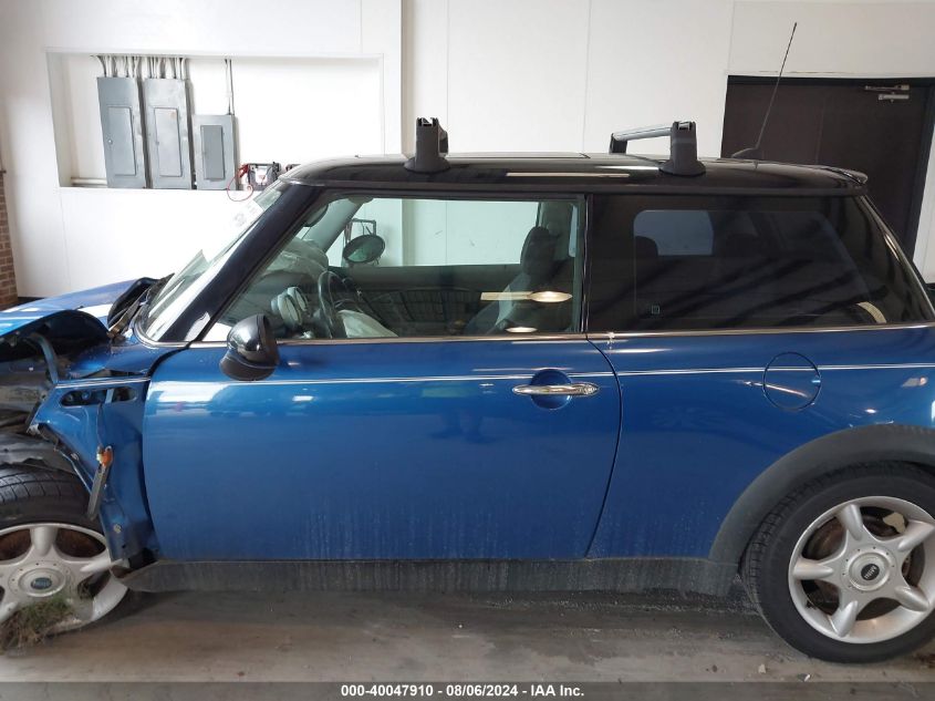 2005 Mini Cooper VIN: WMWRC33515TK61714 Lot: 40047910