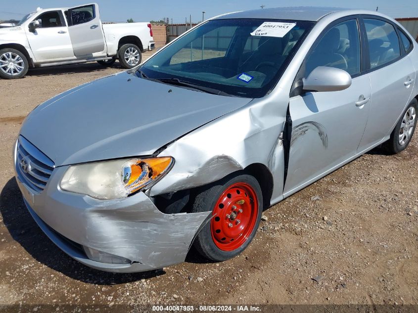 2010 Hyundai Elantra Gls VIN: KMHDU4AD5AU123894 Lot: 40047953