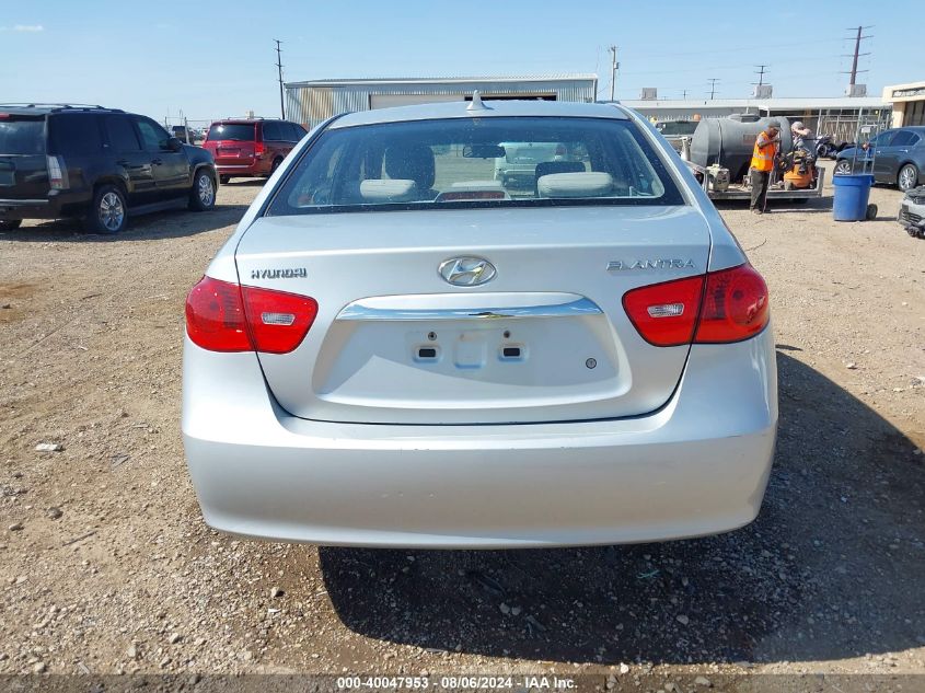 2010 Hyundai Elantra Gls VIN: KMHDU4AD5AU123894 Lot: 40047953