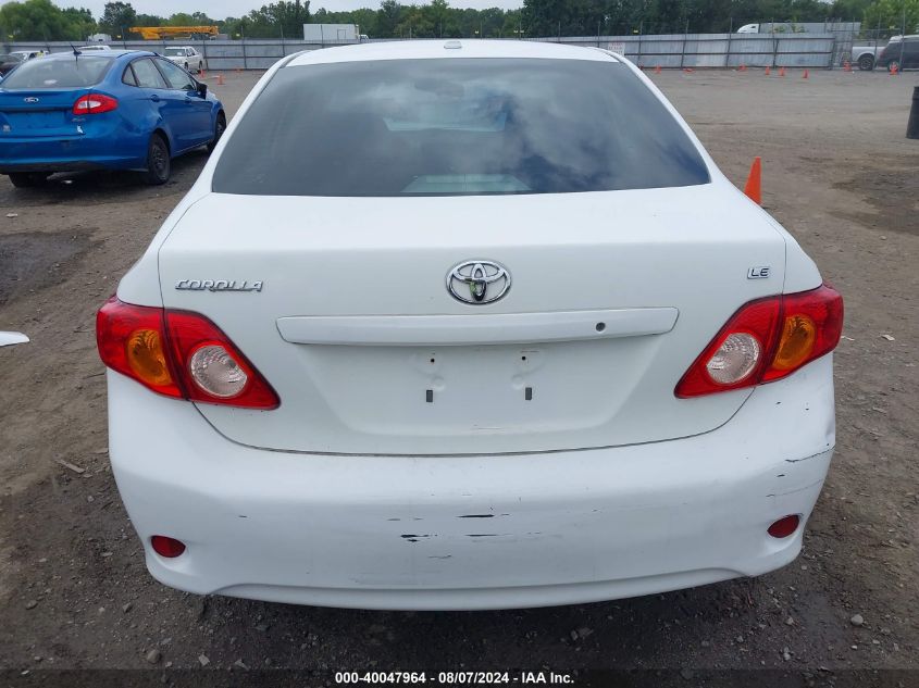 2009 Toyota Corolla Le VIN: 2T1BU40E89C175776 Lot: 40047964