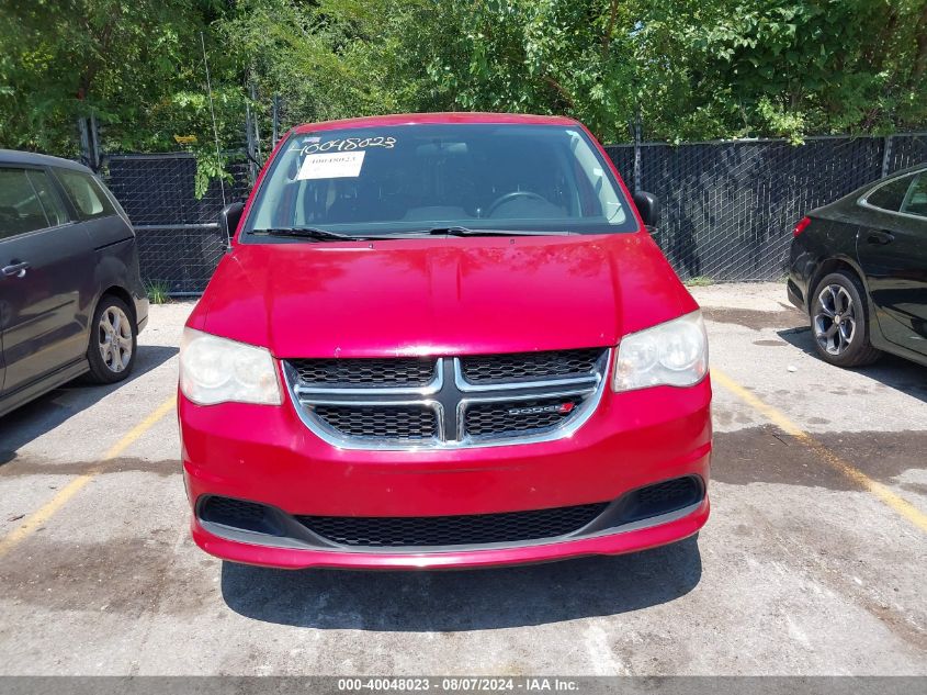 2013 Dodge Grand Caravan Se VIN: 2C4RDGBG3DR643985 Lot: 40048023