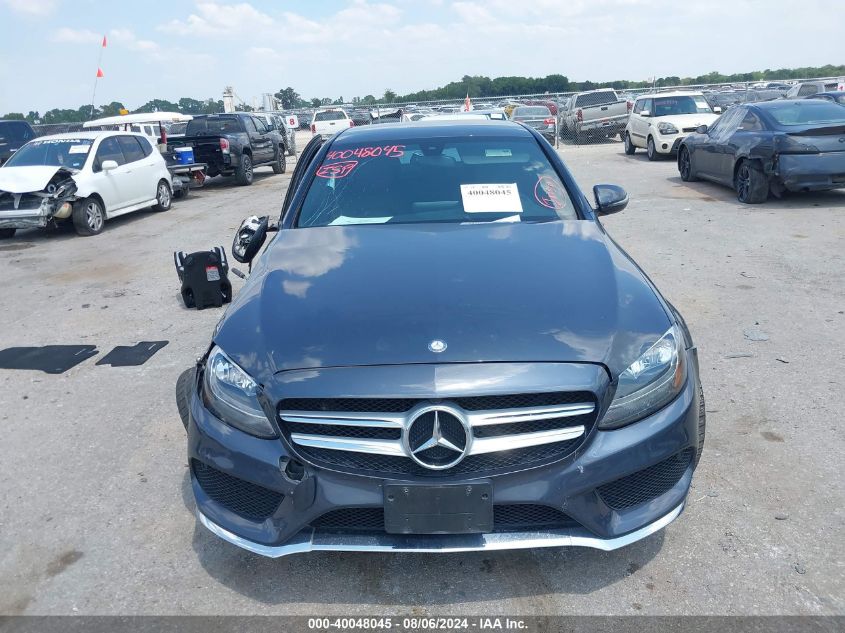 2016 Mercedes-Benz C 300 Luxury/Sport VIN: 55SWF4JB9GU105985 Lot: 40048045