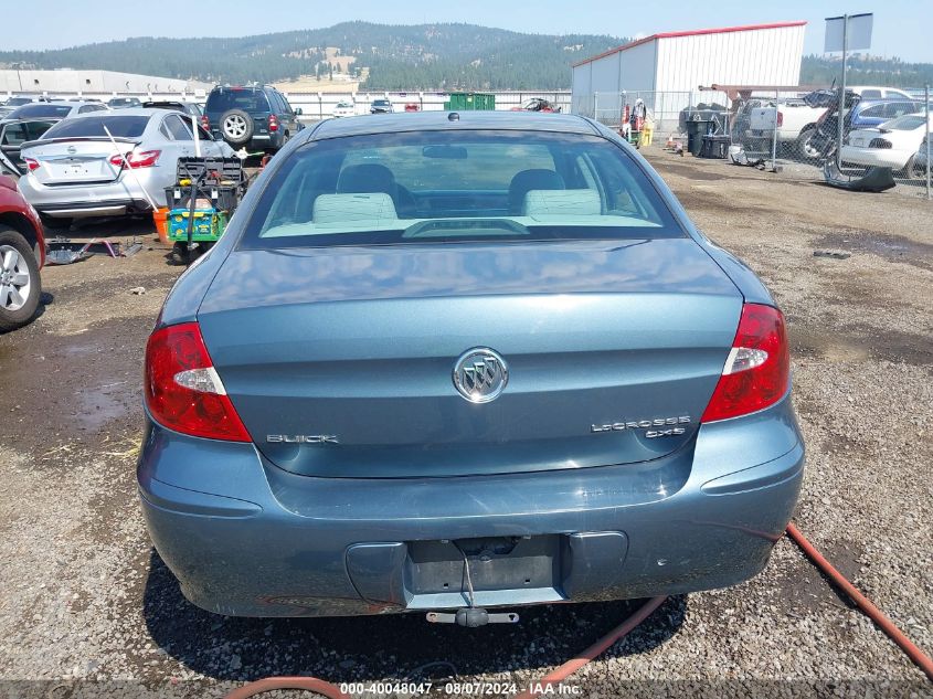 2006 Buick Lacrosse Cxs VIN: 2G4WE587761294726 Lot: 40048047